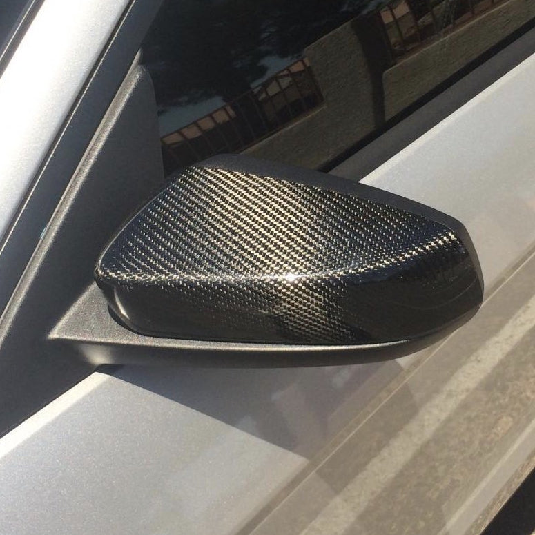 Carbon Fiber Side Mirror Covers For Ford Mustang 2010-2014