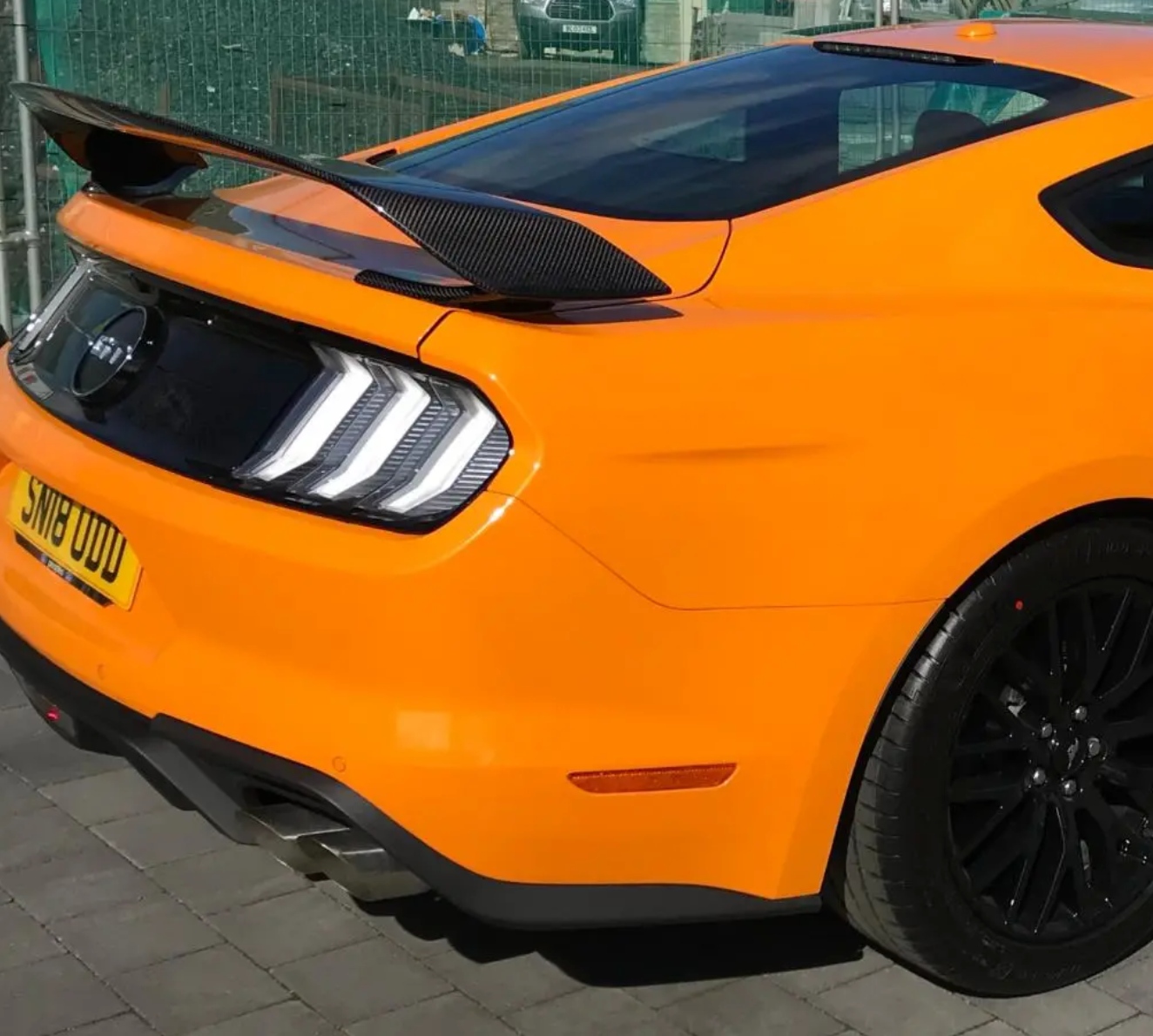 CarbonBargain Carbon Fiber GT350R Spoiler For Ford Mustang (2015-2019)