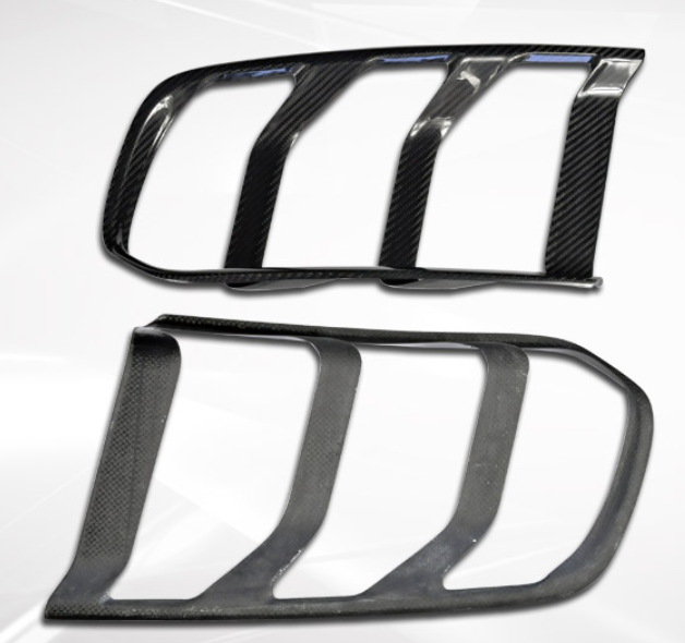 CarbonBargain Carbon Fiber Tail Light Bezel for Ford Mustang 2018-2020