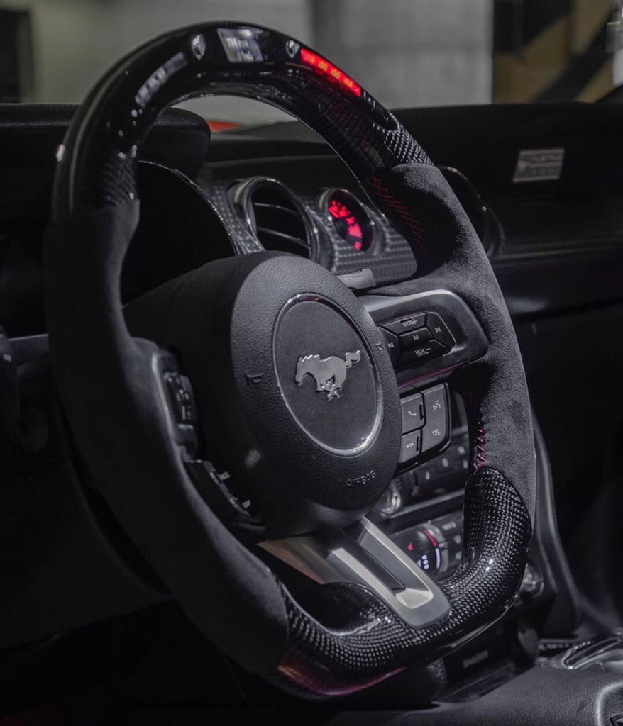 Carbon Fiber Steering Wheel With LED Display (2015-2022)