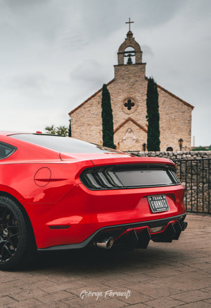 Smoked Euro Spec Tail Lights for 2015-2021 Mustangs