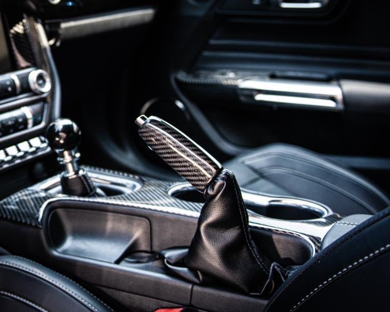 Carbon Fiber E-Brake for 2015-2018 Mustang